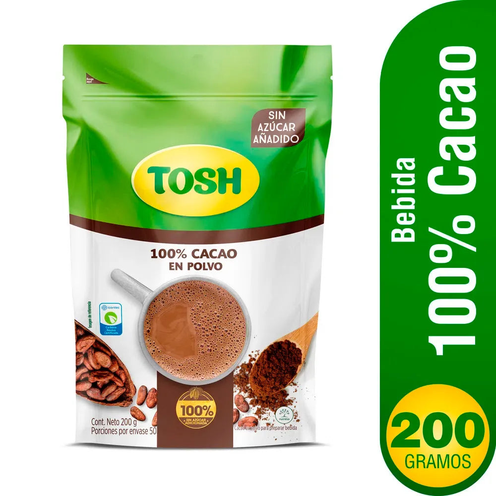 CACAO EN POLVO TOSH X200G