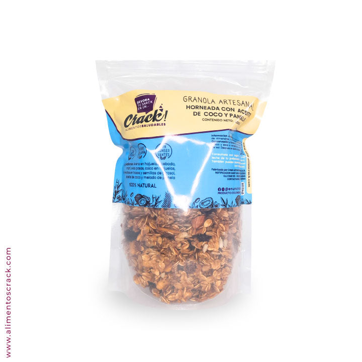 GRANOLA PANELA ORG.CRACK ARTESANAL