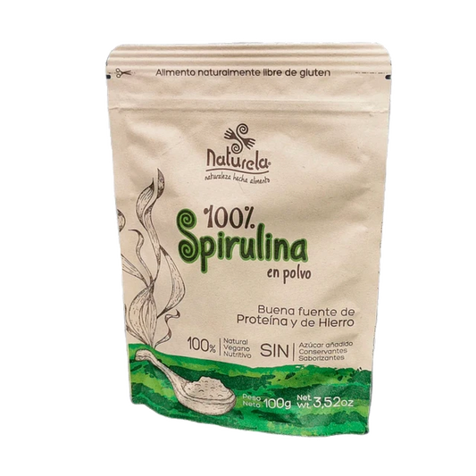 SPIRULINA EN POLVO x 100